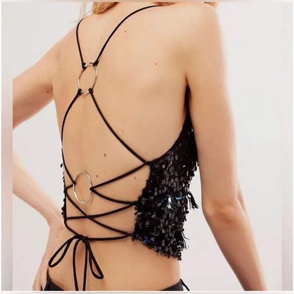 NWOT - Free People Fun At Parties Top - Size XL - Picture 2 of 3